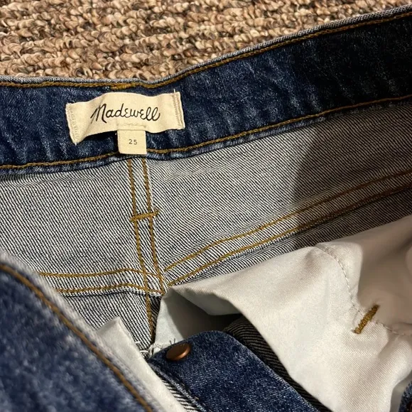 Madewell button up jeans skirt