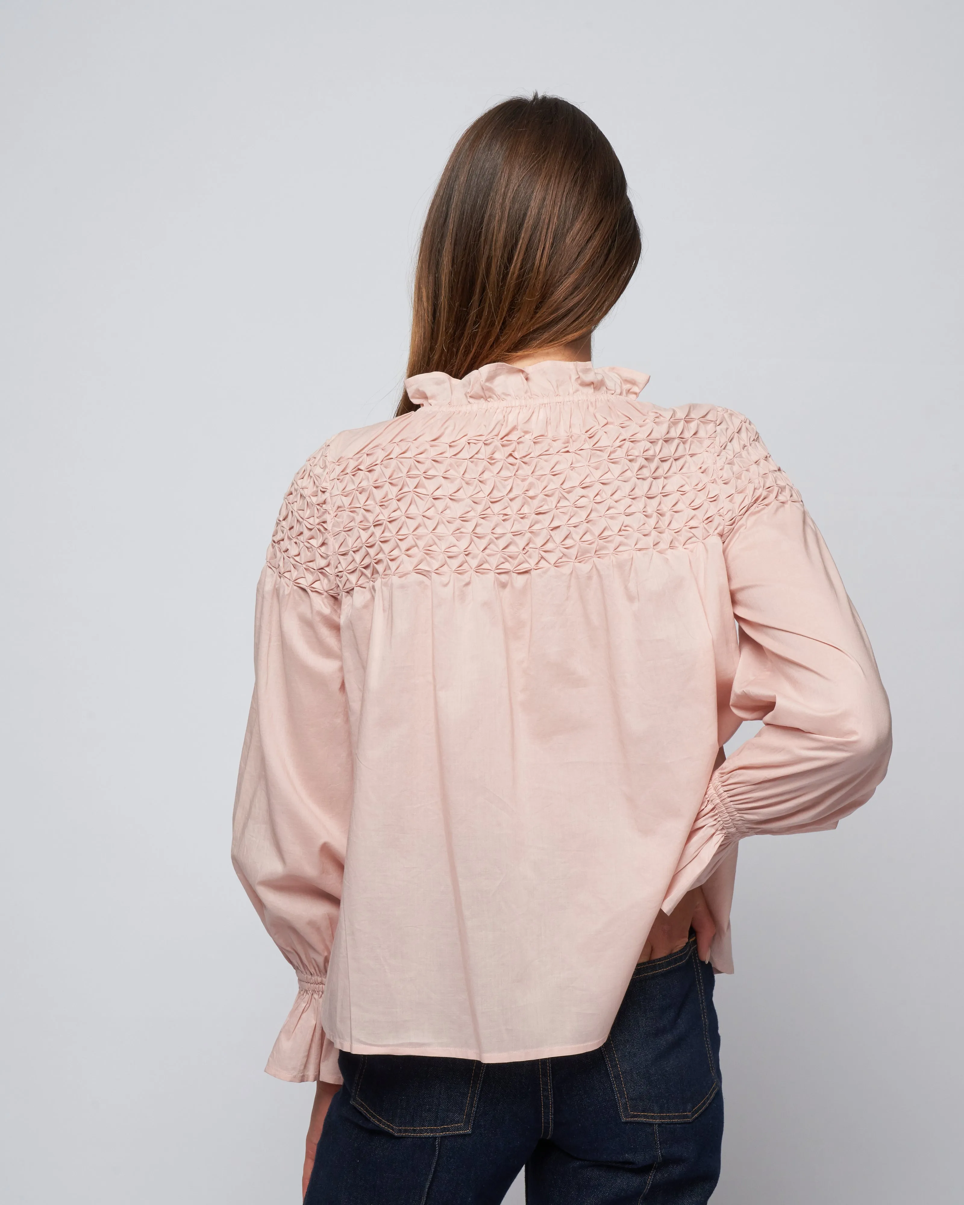 majorelle rose blouse - rose