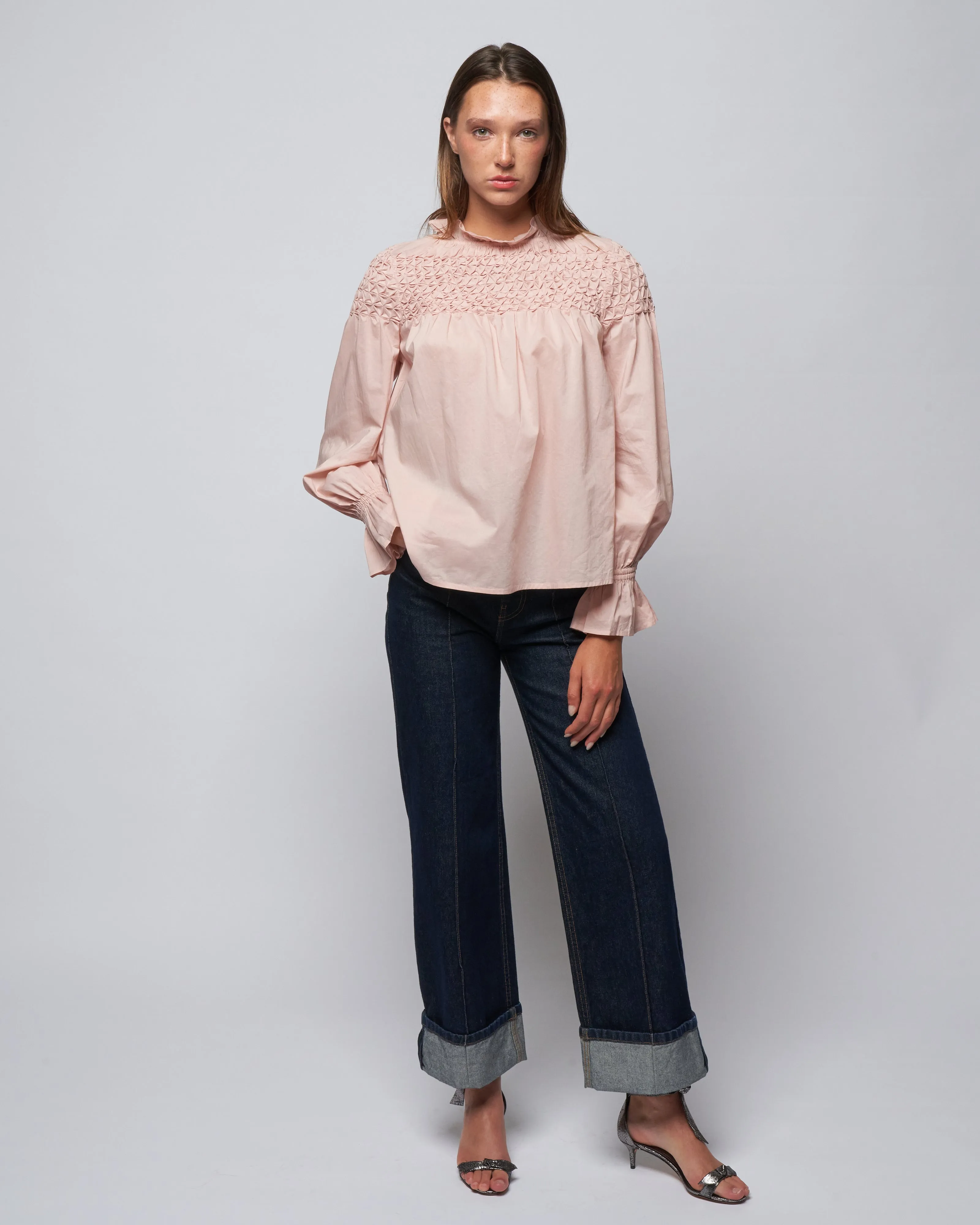 majorelle rose blouse - rose