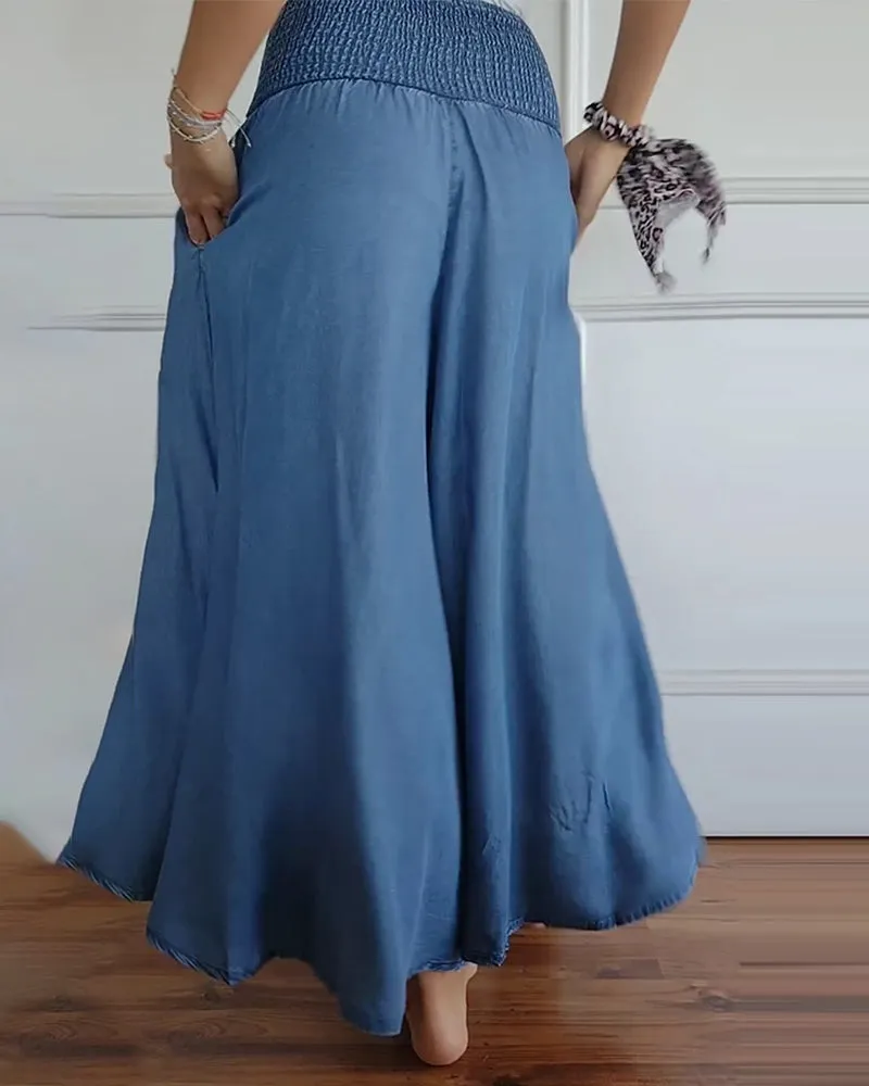 Maria - Elastic Waist Trousers
