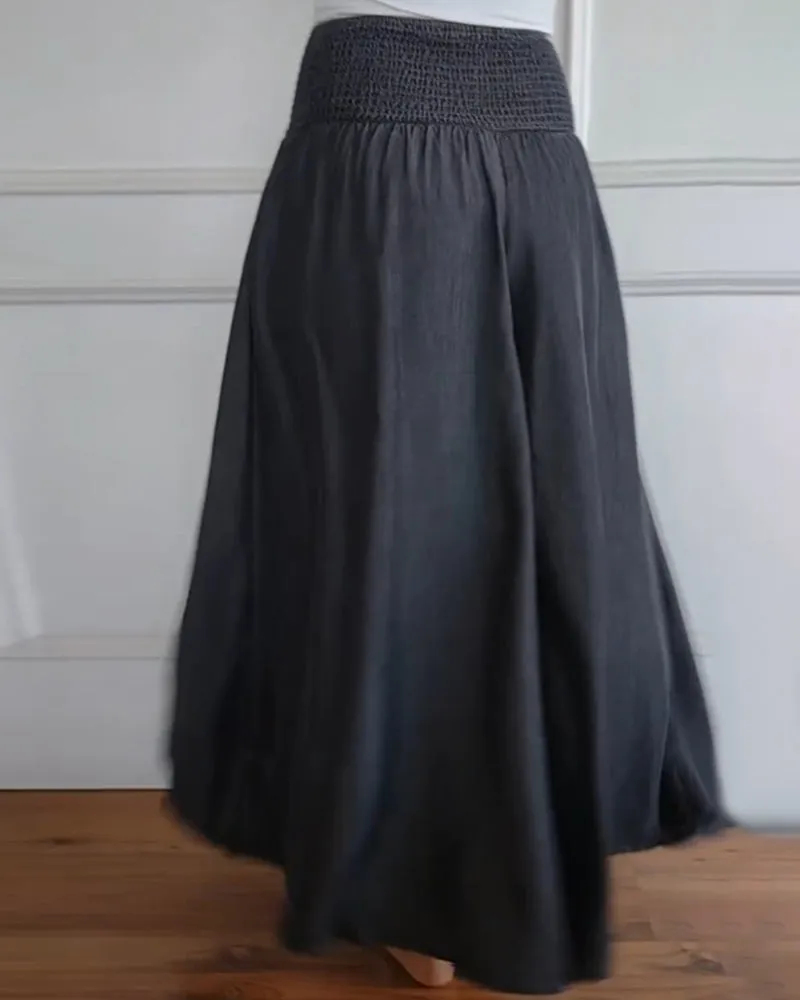 Maria - Elastic Waist Trousers