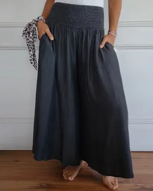 Maria - Elastic Waist Trousers
