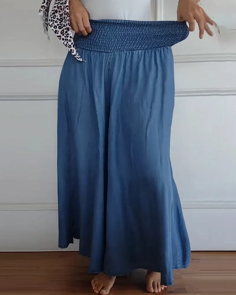 Maria - Elastic Waist Trousers