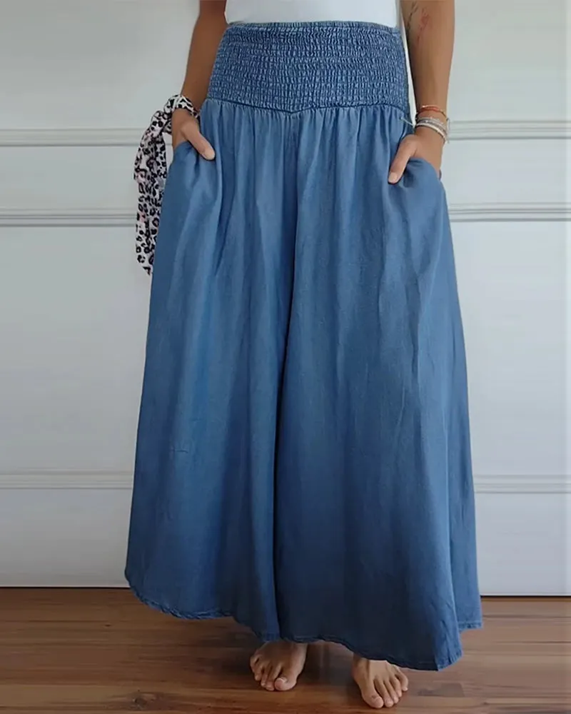 Maria - Elastic Waist Trousers