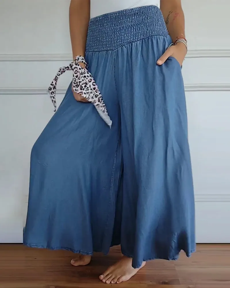 Maria - Elastic Waist Trousers