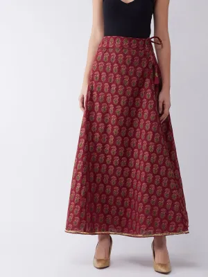 Maroon Skirt