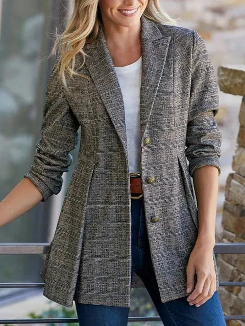 Marta - Schicker Winter Femininer und Eleganter Vintage Blazer für Damen