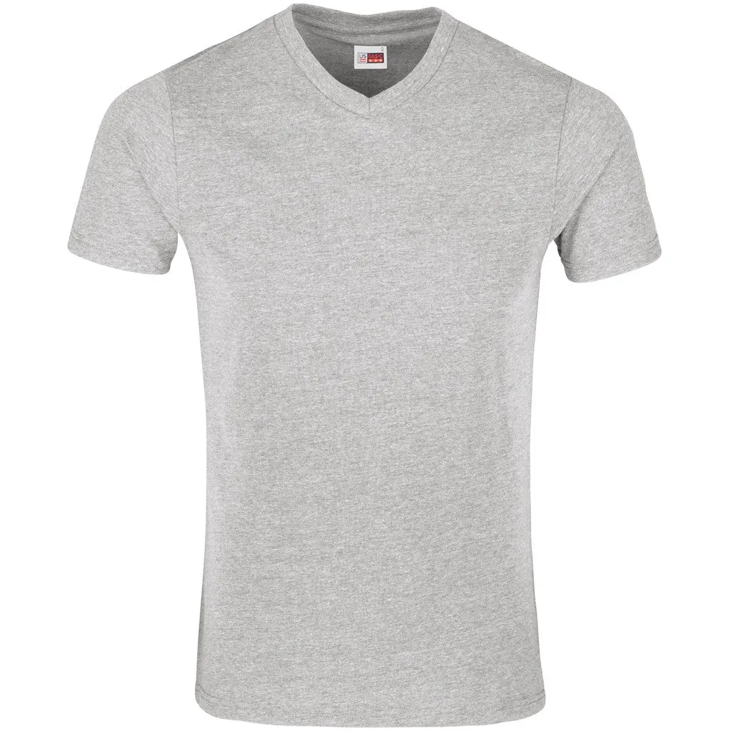 Mens Melange V-Neck T-Shirt