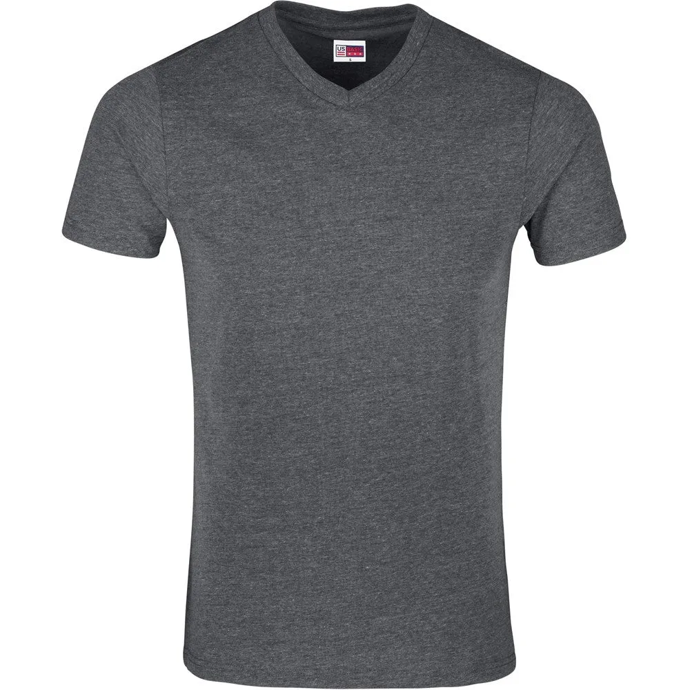 Mens Melange V-Neck T-Shirt