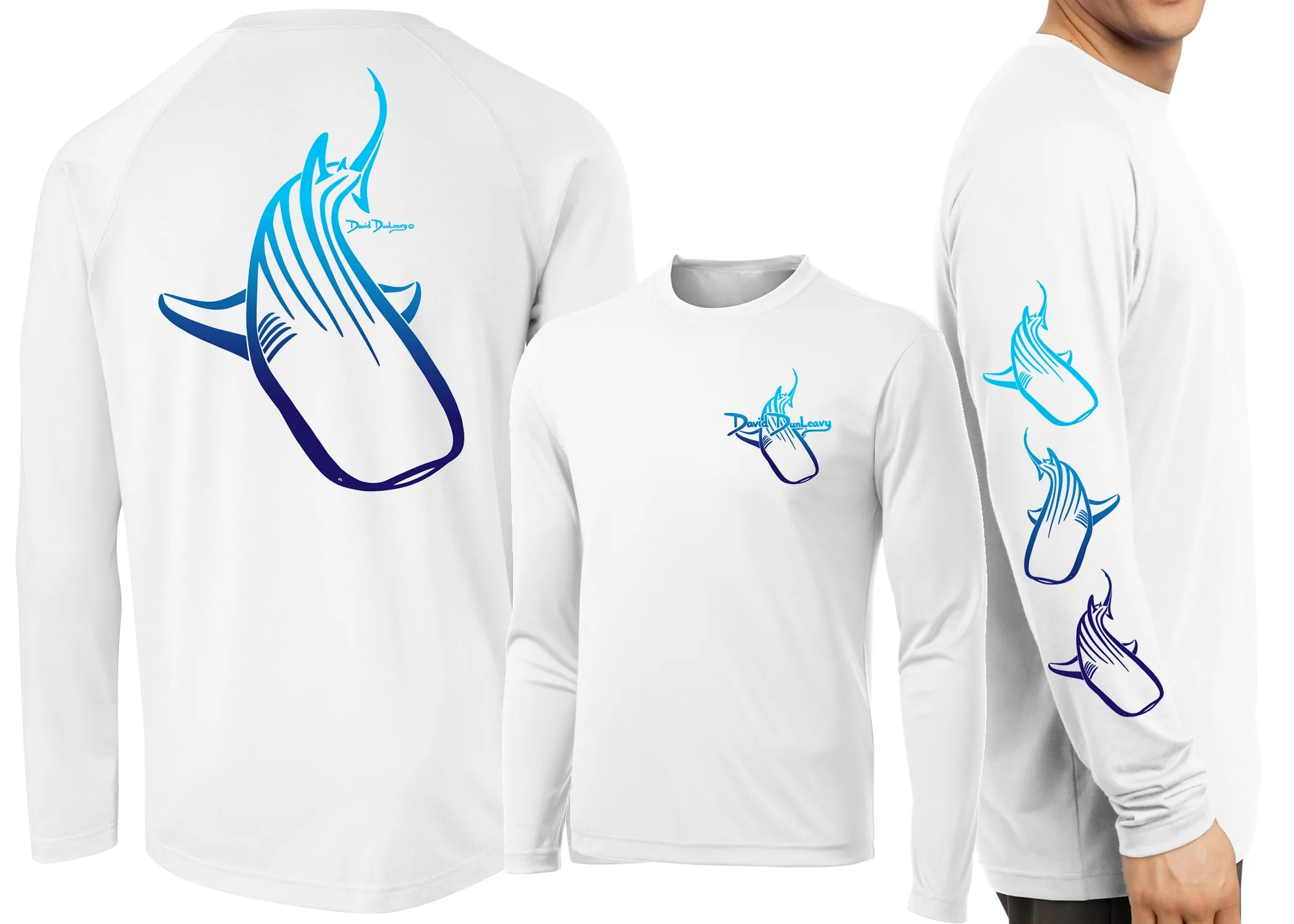 Men’s Performance Whale Shark Deco Long Sleeve