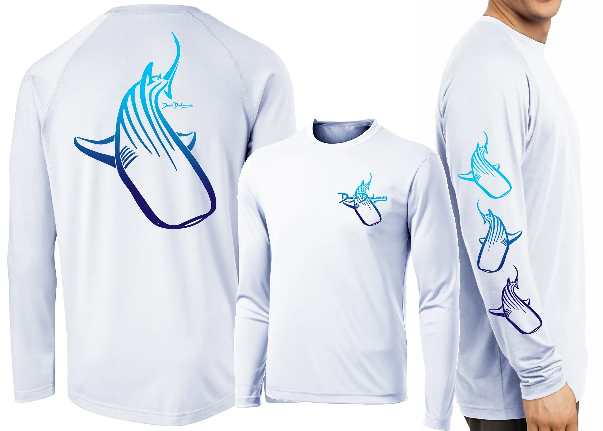 Men’s Performance Whale Shark Deco Long Sleeve