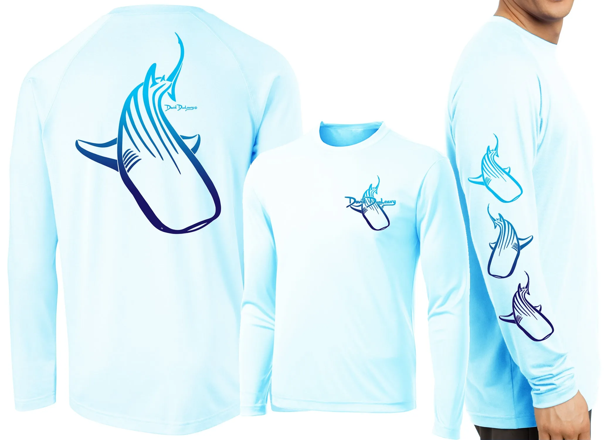 Men’s Performance Whale Shark Deco Long Sleeve