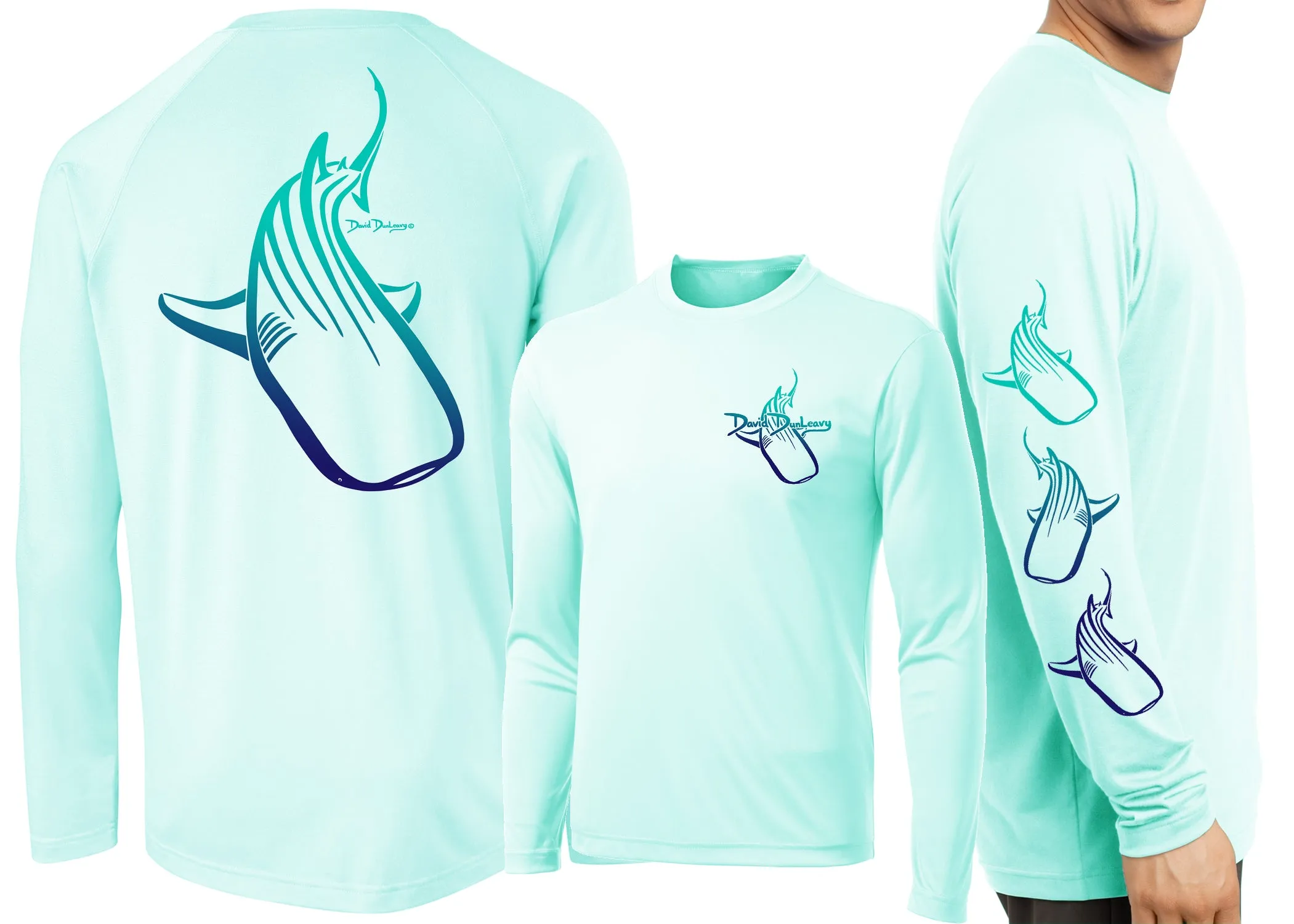 Men’s Performance Whale Shark Deco Long Sleeve