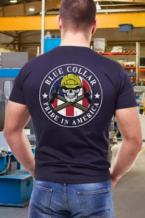Men's T-Shirt - Blue Collar Worker (Made In USA)