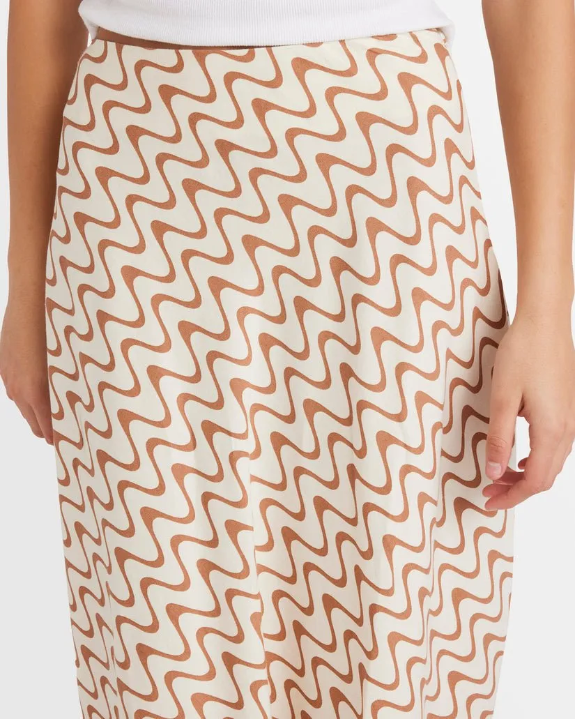 MOD WAVES ANNIKA MIDI SKIRT
