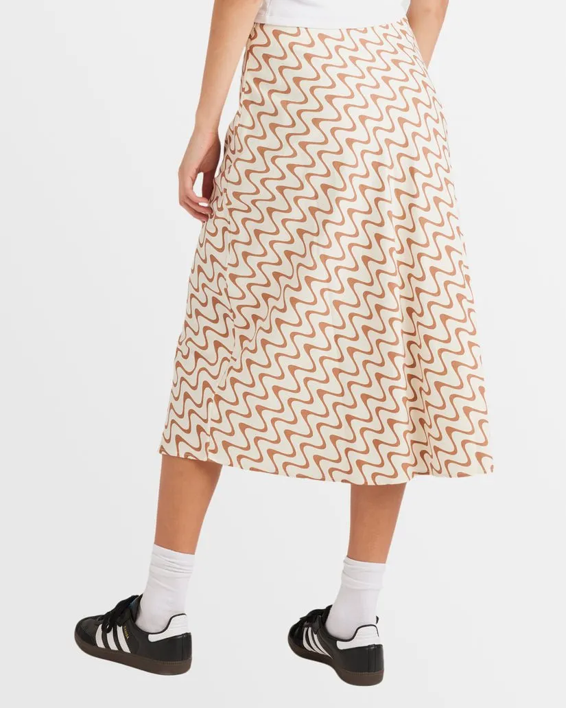 MOD WAVES ANNIKA MIDI SKIRT