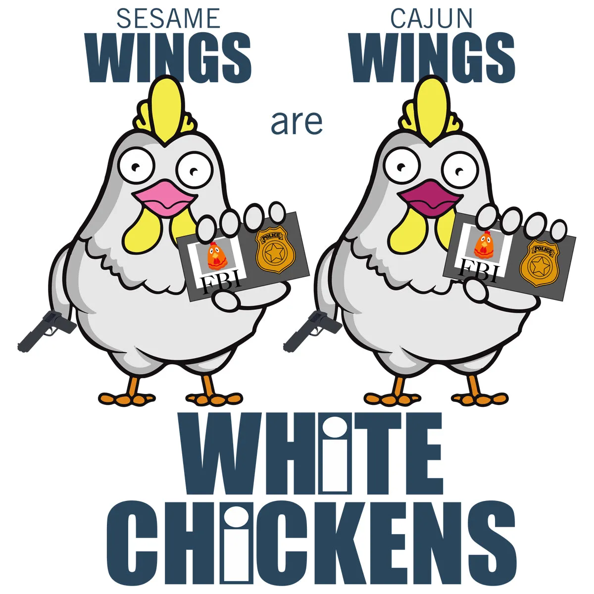 Movie The Food™ "White Chickens" Hoodie