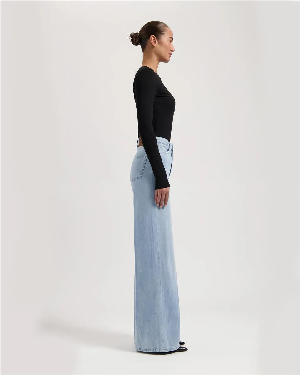 MUD JEANS Sara High Loose Flow stone vintage