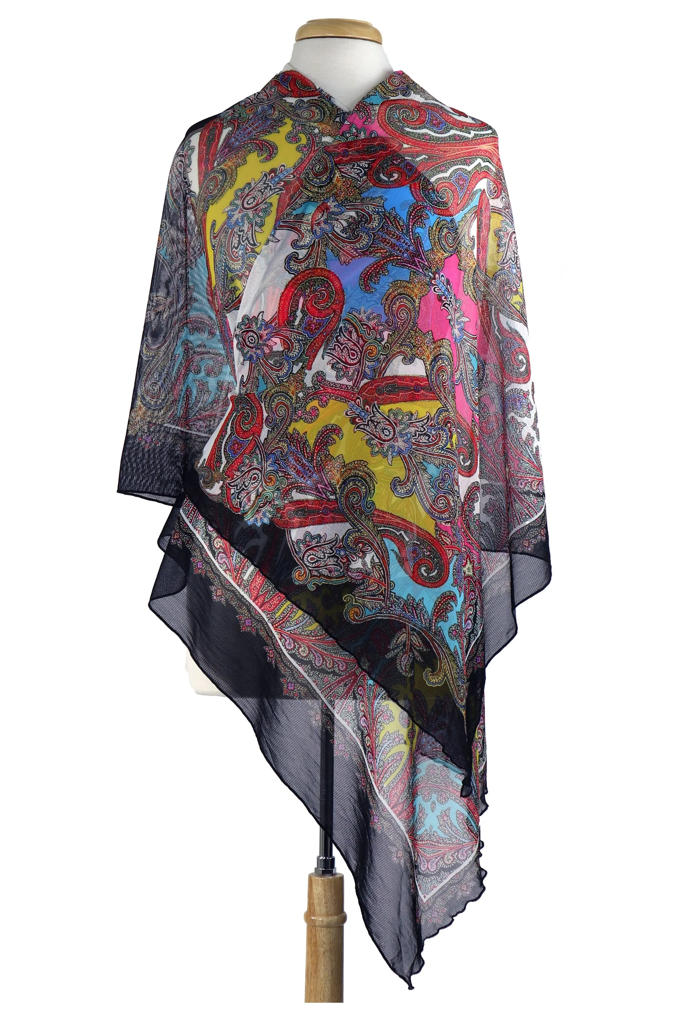 NADIA Sheer Long and Wide Shawl