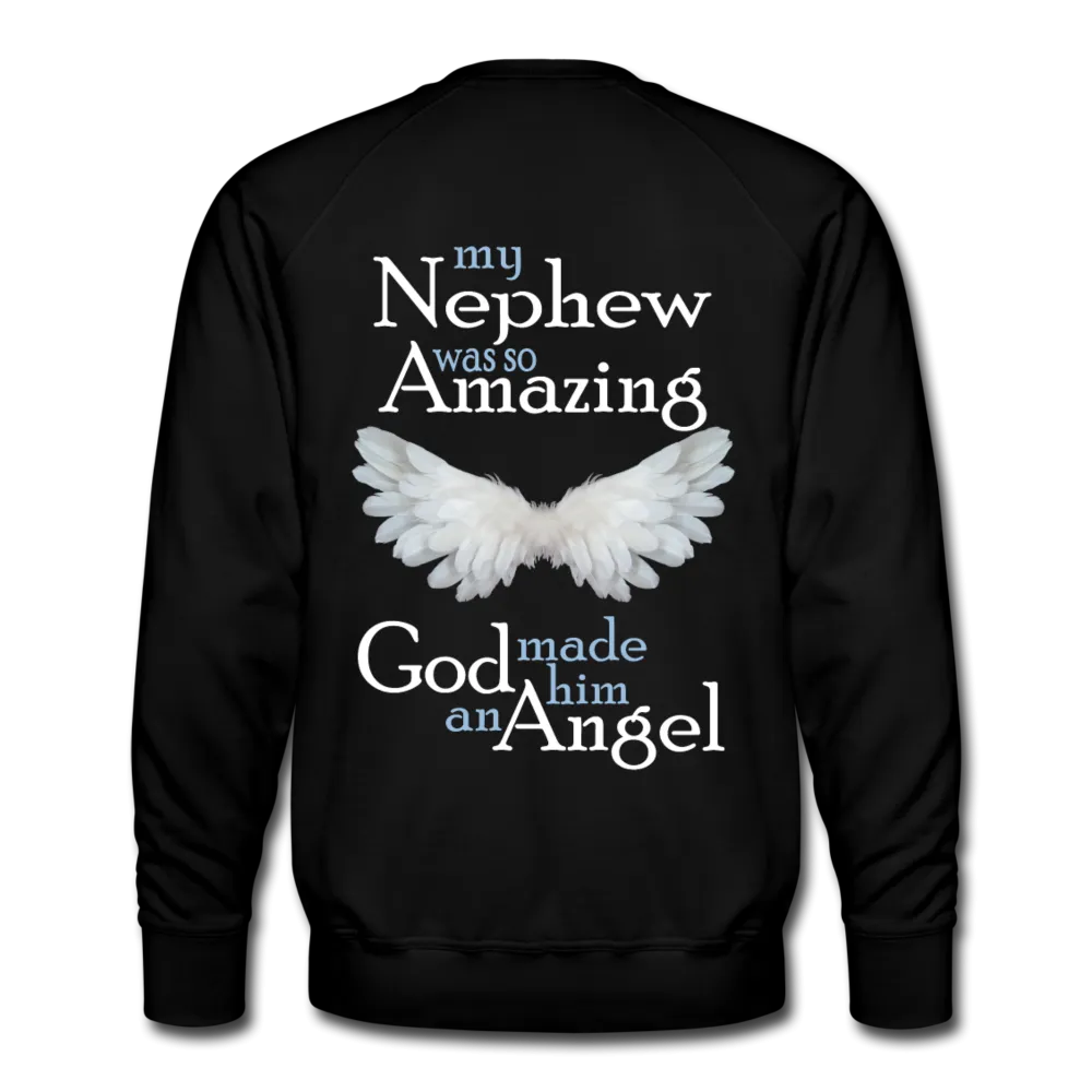 Nephew Amazing Angel Men’s Premium Sweatshirt