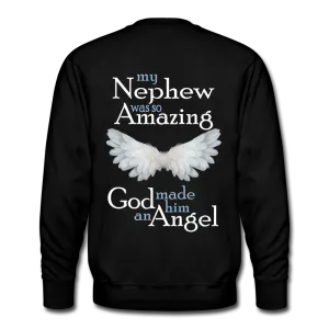 Nephew Amazing Angel Men’s Premium Sweatshirt