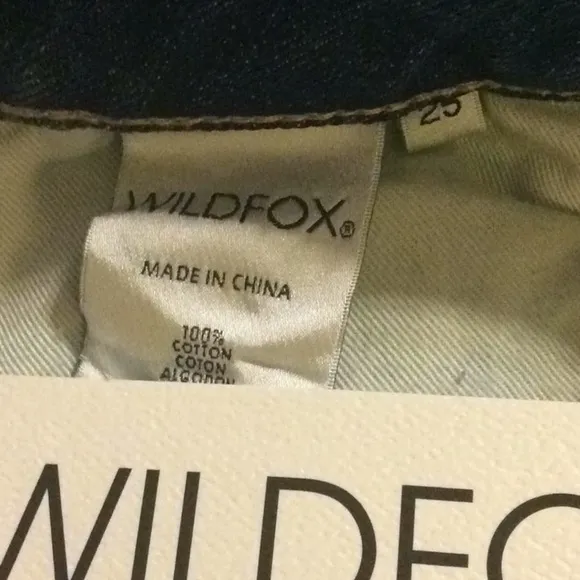 New Wildfox Cropped Baggy Boyfriend DaVinci Jeans