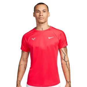 Nike Court Dri FIT Rafa Challenger Siren Red & White Men's Shirt