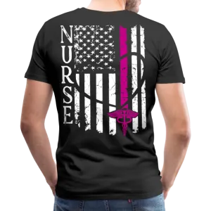 Nurse Flag Men's Premium T-Shirt (CK1392) Updated
