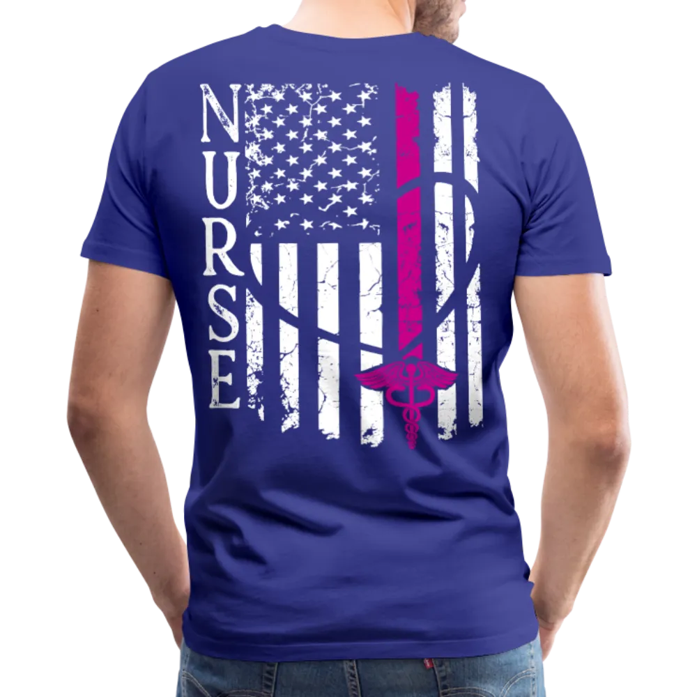 Nurse Flag Men's Premium T-Shirt (CK1392) Updated