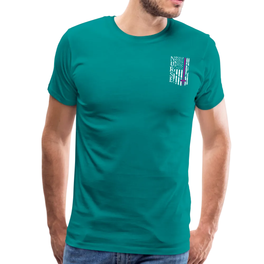 Nurse Flag Men's Premium T-Shirt (CK1392) Updated
