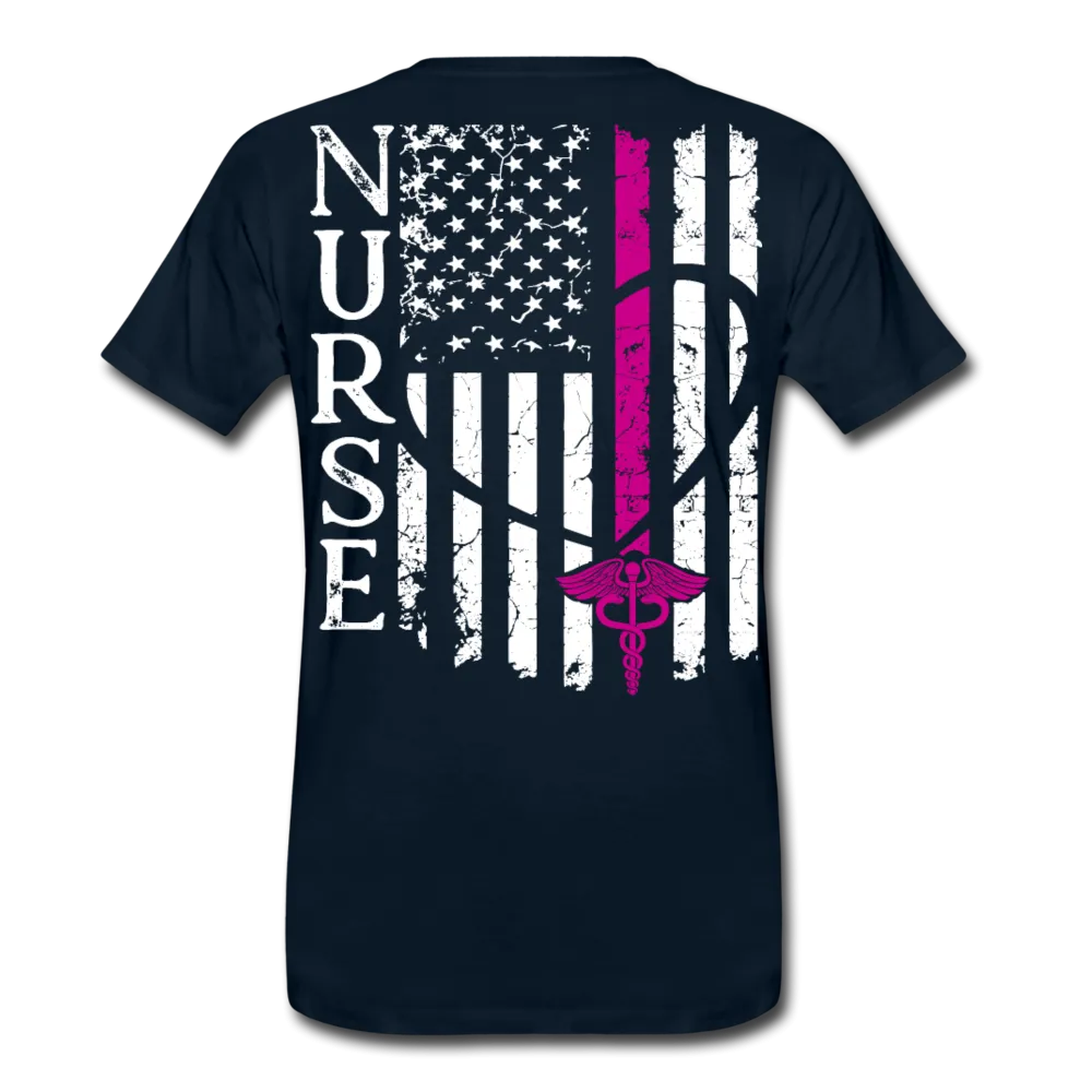 Nurse Flag Men's Premium T-Shirt (CK1392) Updated