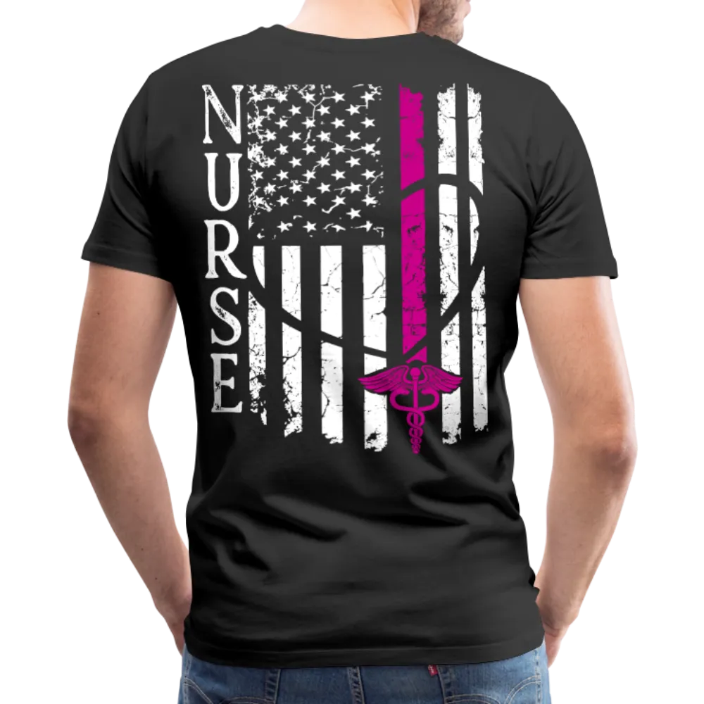 Nurse Flag Men's Premium T-Shirt (CK1392) Updated