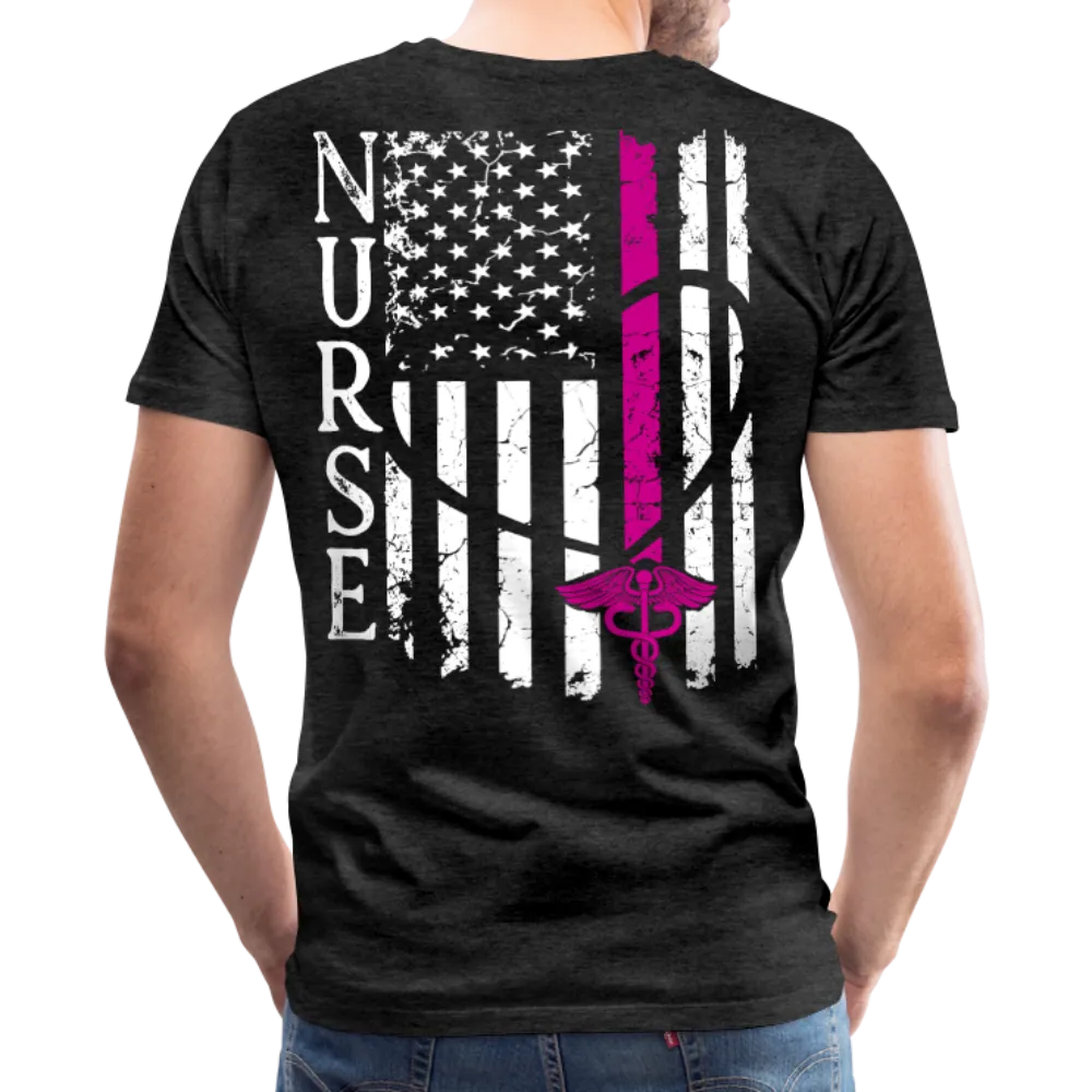 Nurse Flag Men's Premium T-Shirt (CK1392) Updated