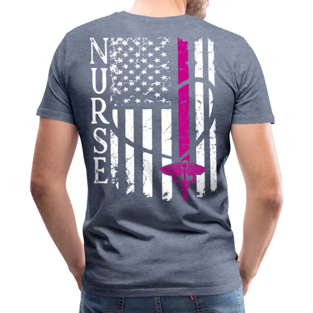 Nurse Flag Men's Premium T-Shirt (CK1392) Updated