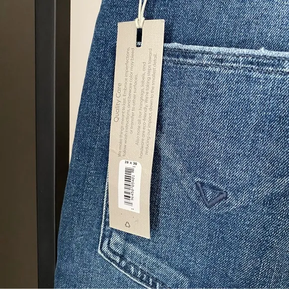 NWT Hudson Jade Loose Fit Straight Leg Jeans
