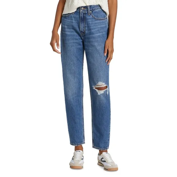 NWT Levi's Premium Boo Boo Medium Wash 80s Mom Jeans 26x30