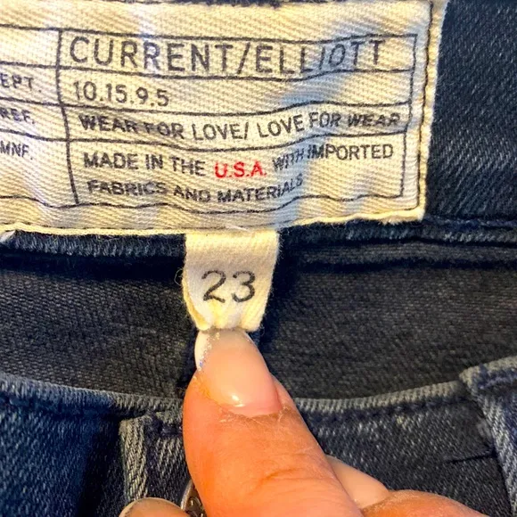 NWT:Current Elliott Jeans Size 23