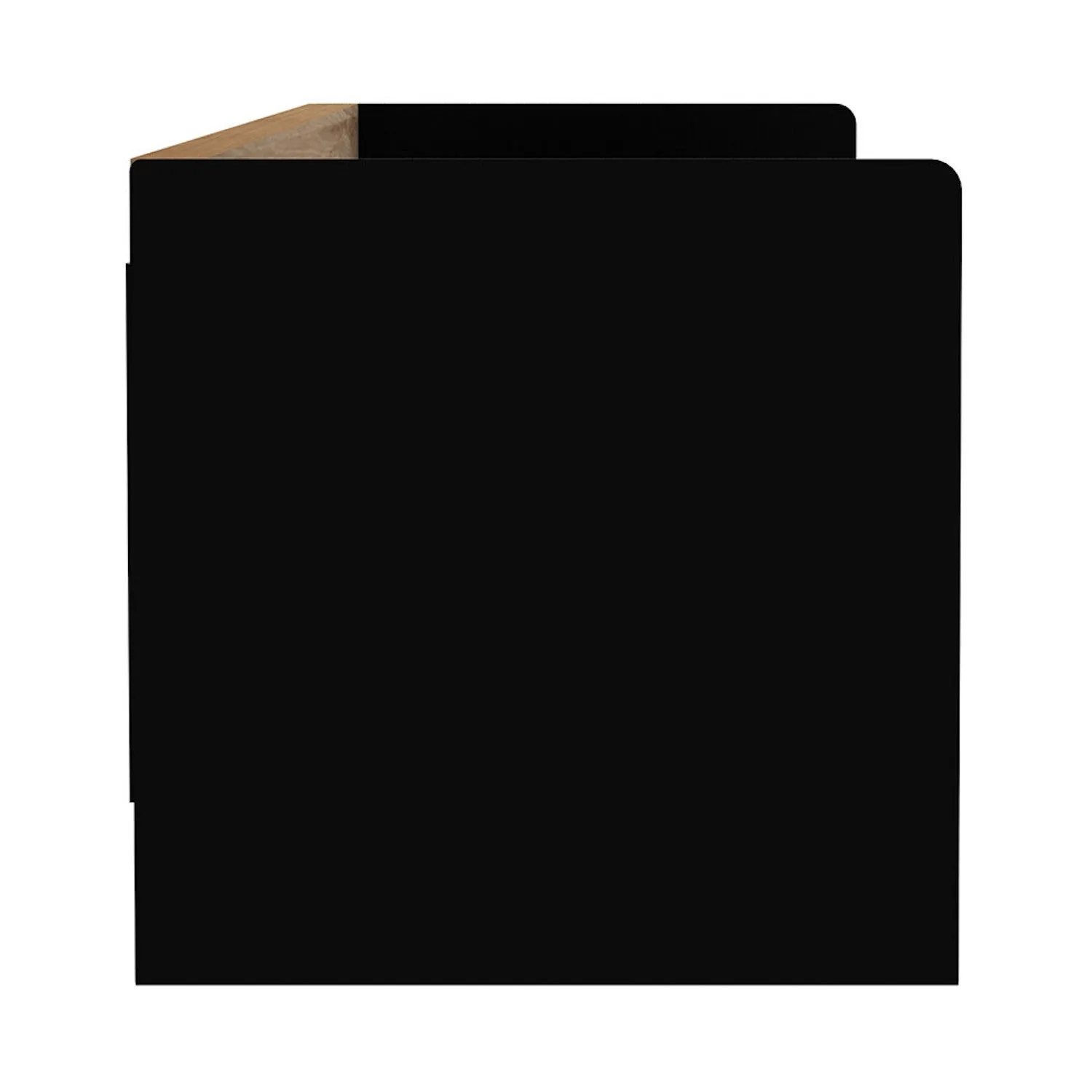 Oak U Shelf - Black - M/L