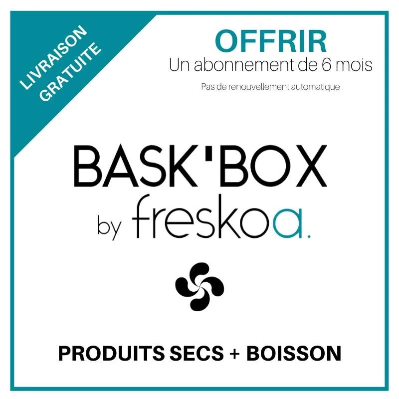 Offrir la BASK'BOX Abonnement 6 mois