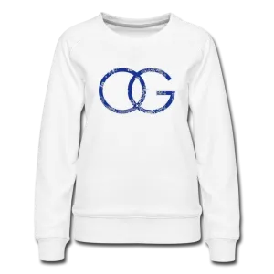 OG Crip Blue Bandana Premium Women's Sweatshirt