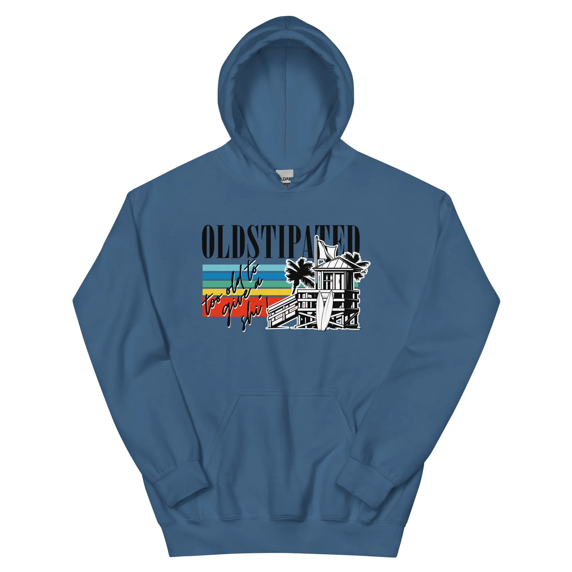 OLDSTIPATED Too Old To Give A Sh Unisex Hoodie