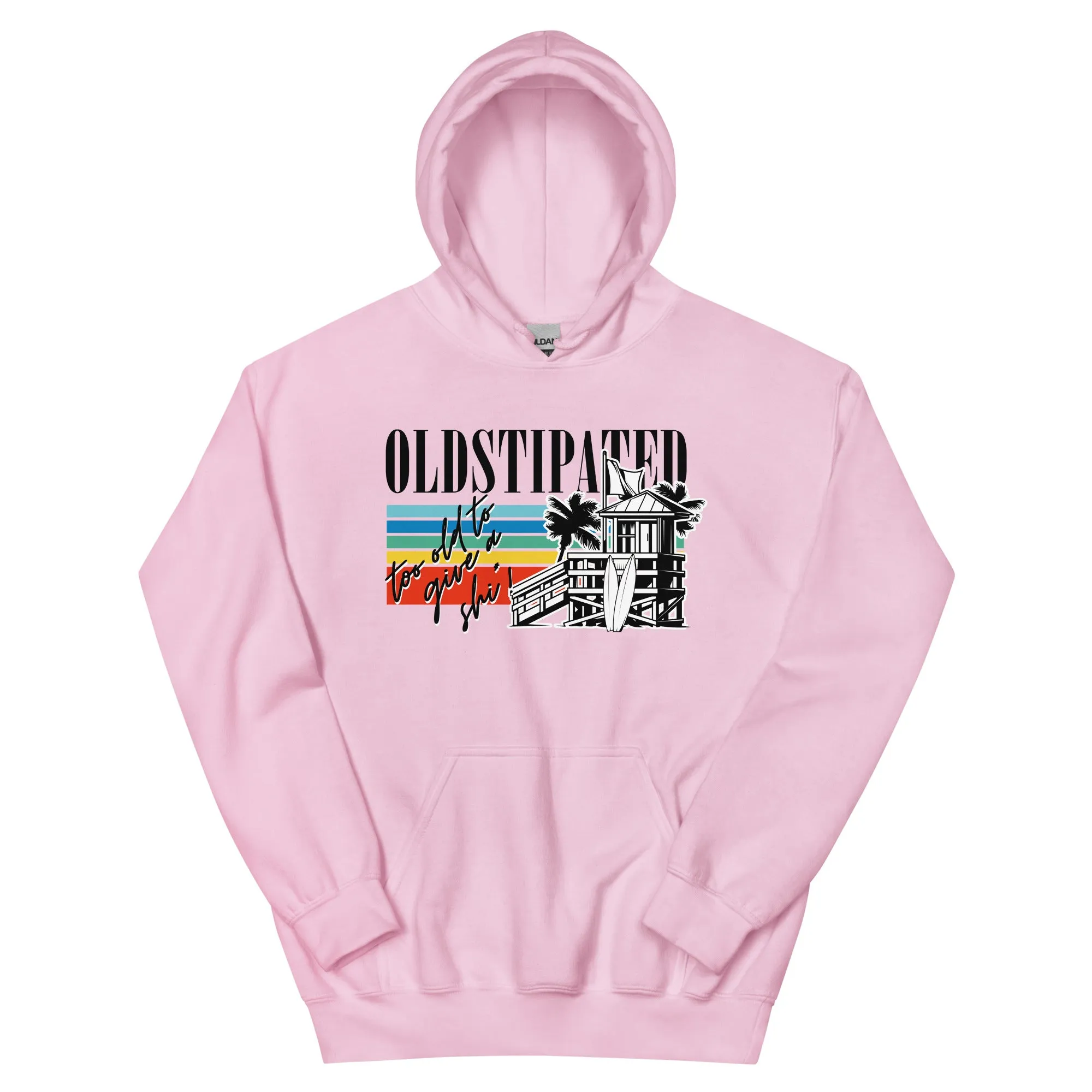 OLDSTIPATED Too Old To Give A Sh Unisex Hoodie