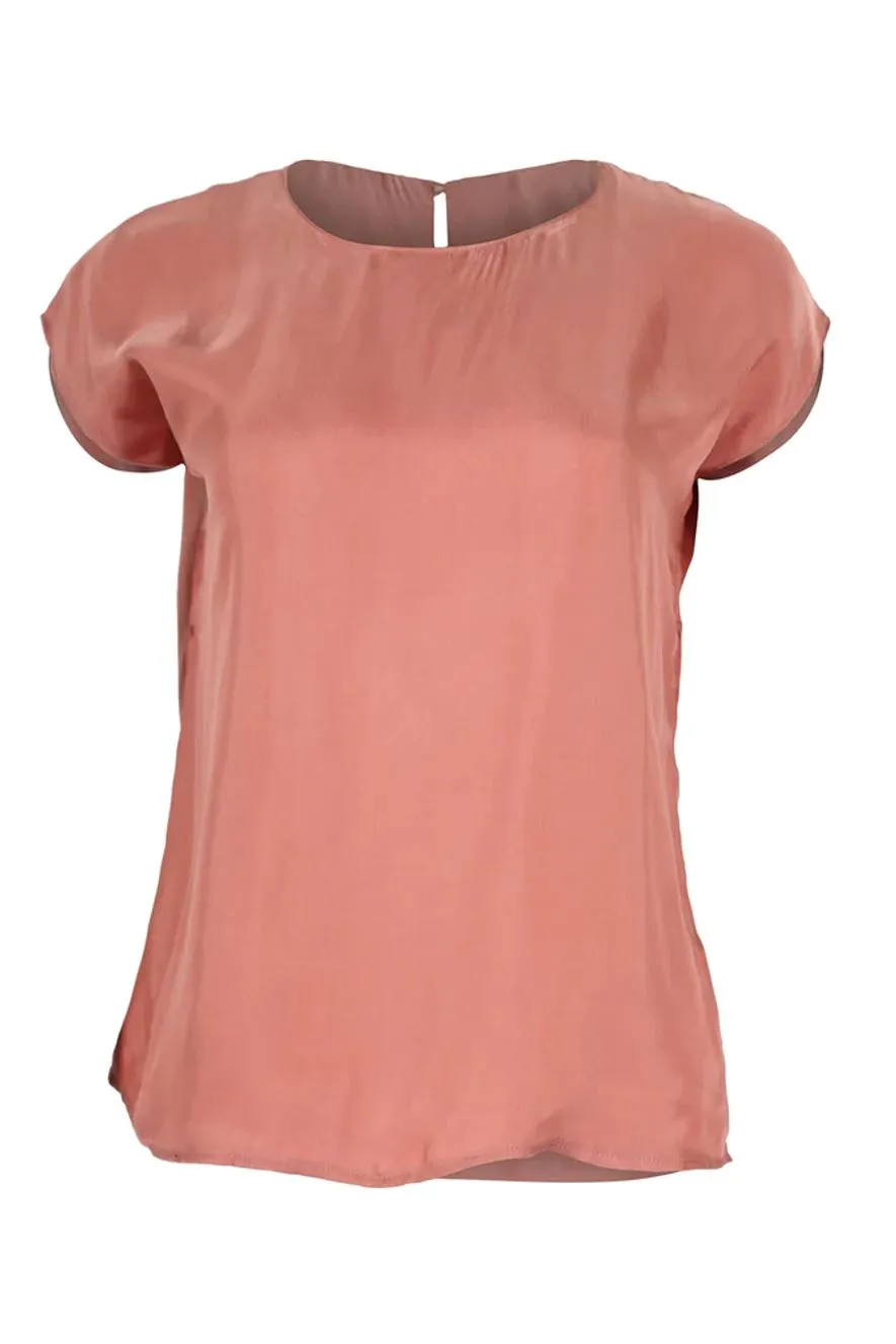 OLGA DE POLGA Bordeaux Tee - Salmon