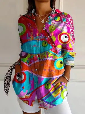 Olivia | Print Blouse