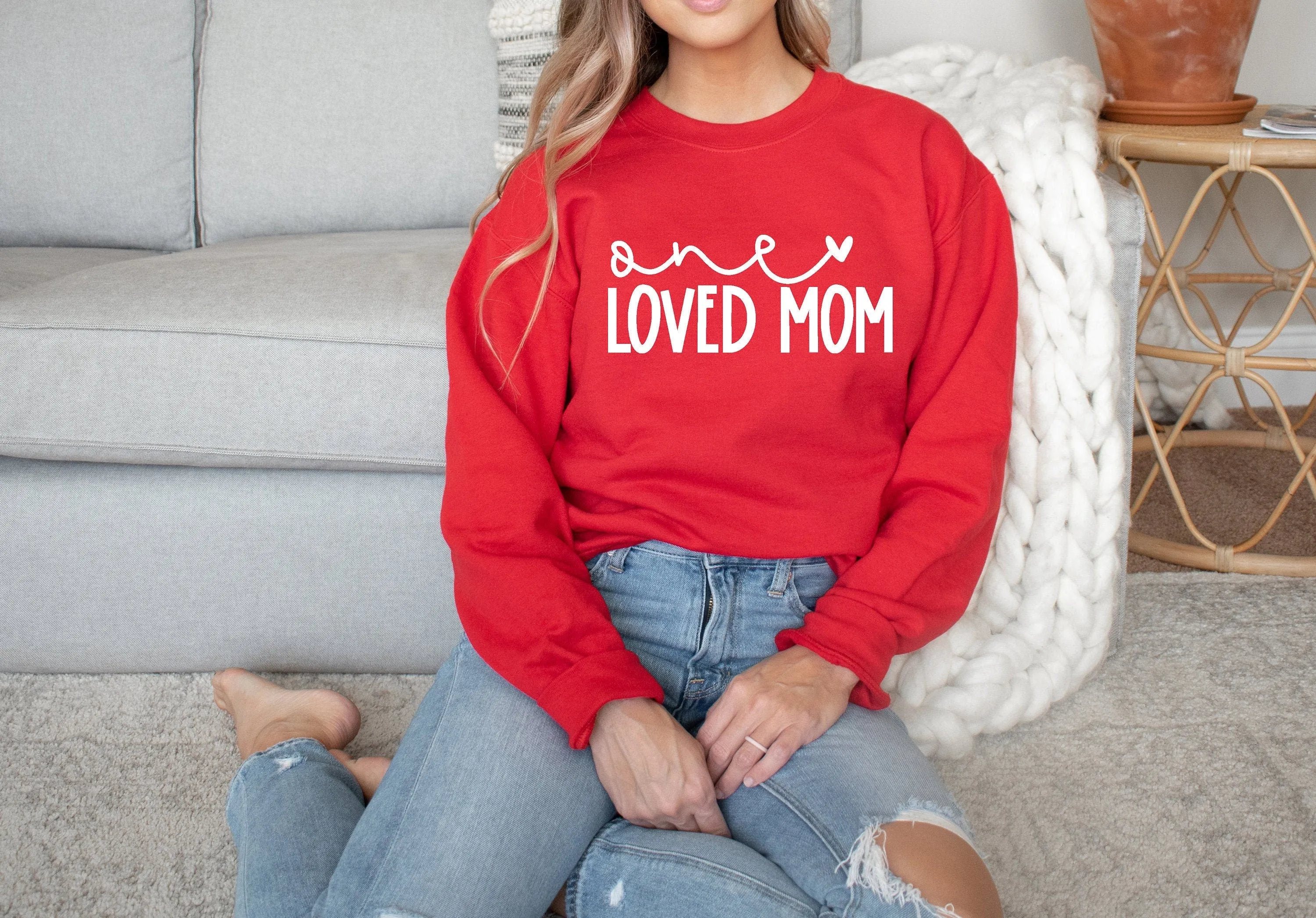 One Loved Mom Sweatshirt