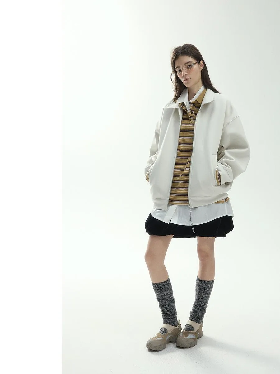 Oversized Zip-Up Cardigan