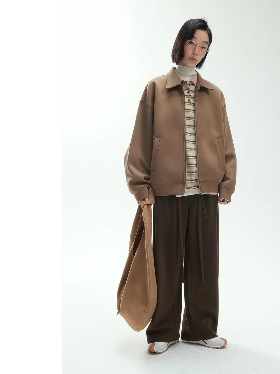 Oversized Zip-Up Cardigan