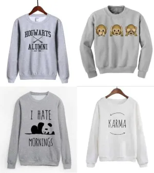 PACK OF FOUR LADIES SWEATSHIRT