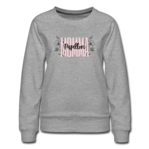 Papillon Mamma Floral Women’s Premium Sweatshirt