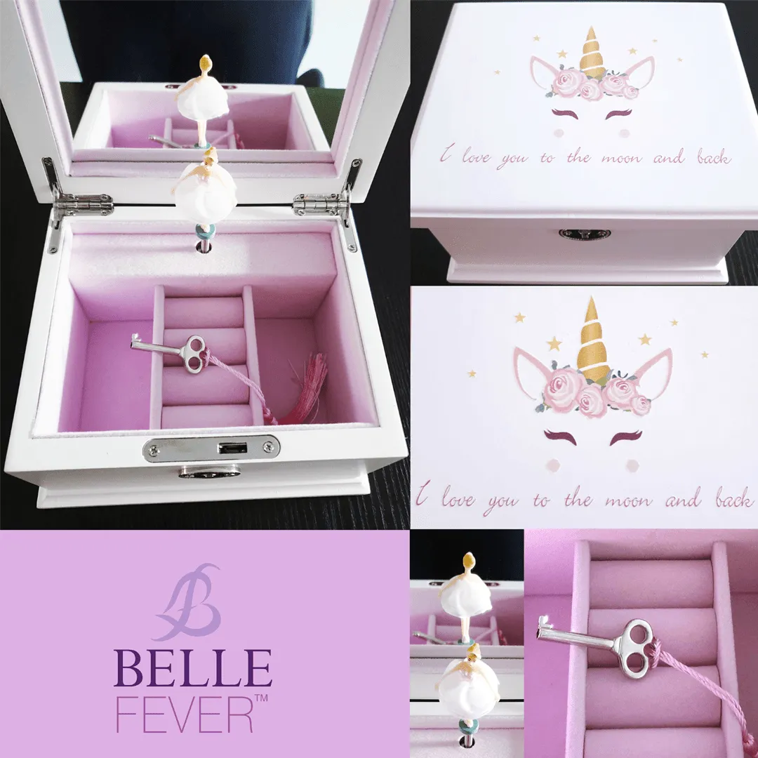 Personalised Wooden Musical Jewellery Box